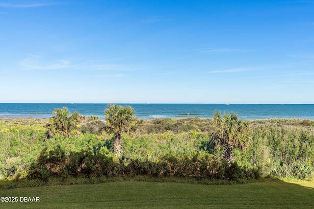 water view with a beach view