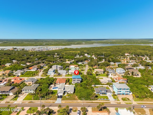 4727 Riverglen Blvd, Ponce Inlet, FL 32127 - aerial view of residential area featuring a nearby body of water