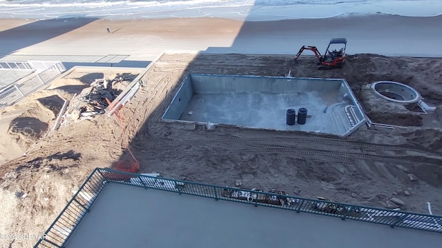 view of entry to storm shelter