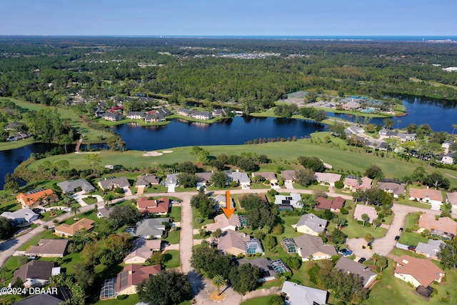74 Kingsley Ln, Ormond Beach, FL 32174 - view of property location with a large body of water, nearby suburban area, and a golf course