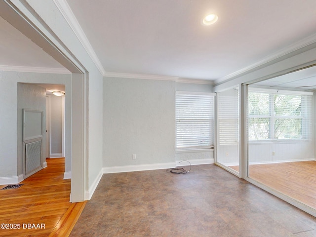 46 Reynolds Ave, Ormond Beach, FL 32174 - unfurnished bedroom with baseboards and crown molding