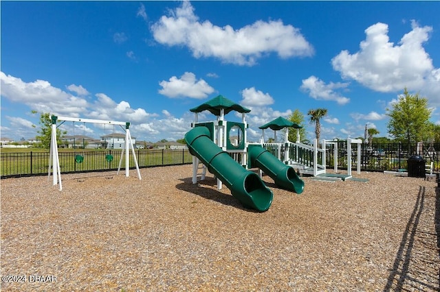 view of play area