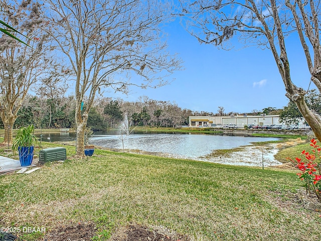 view of water feature