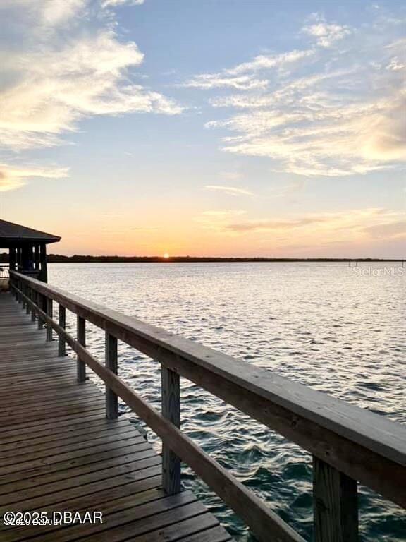 4628 Harbour Village Blvd Unit 2308, Ponce Inlet, FL 32127 - dock area featuring a water view