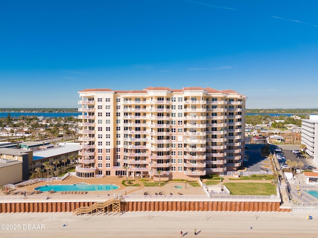 view of property featuring a water view