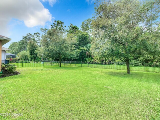 645 Elk River Dr, Ormond Beach, FL 32174 - view of yard with fence