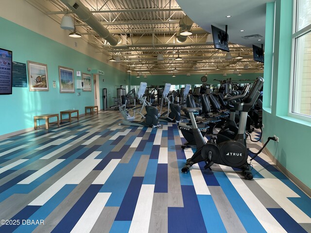 613 Good Life Way, Daytona Beach, FL 32124 - gym with tile patterned floors