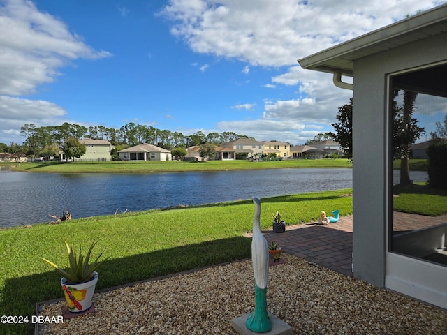 view of water feature