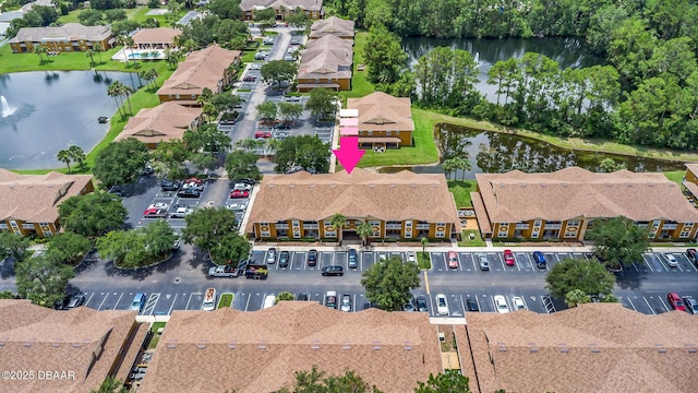 4600 E Moody Blvd Unit 14-O, Bunnell, FL 32110 - aerial perspective of suburban area featuring a large body of water