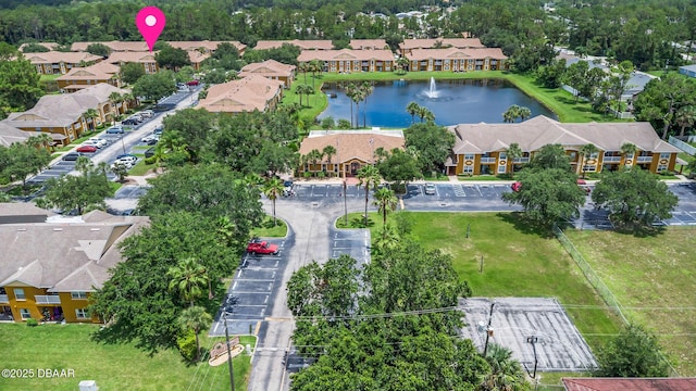 4600 E Moody Blvd Unit 14-O, Bunnell, FL 32110 - aerial view of residential area with a nearby body of water