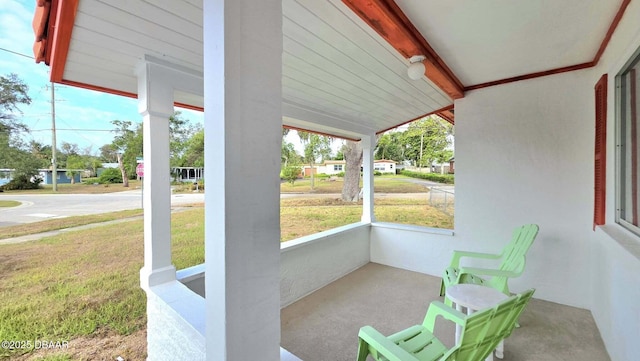 119 Rogers Park Dr, Ormond Beach, FL 32174 - view of patio with covered porch