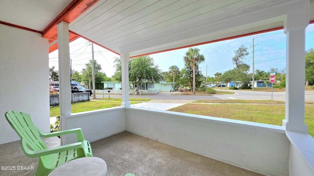 119 Rogers Park Dr, Ormond Beach, FL 32174 - view of patio with a porch