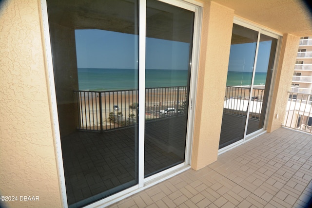 3145 S Atlantic Ave Unit 401, Daytona Beach, FL 32118 - balcony with a water view