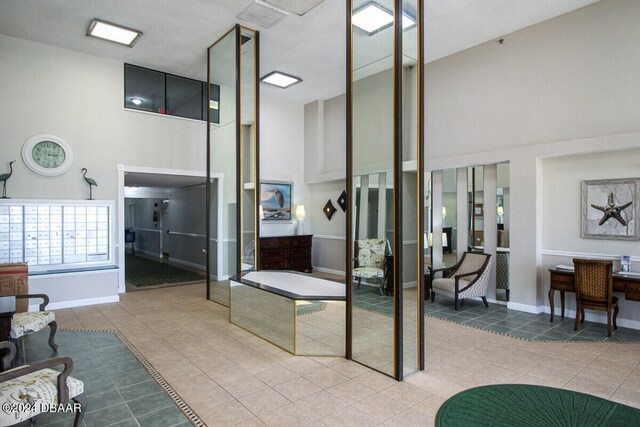 bathroom featuring tile patterned flooring