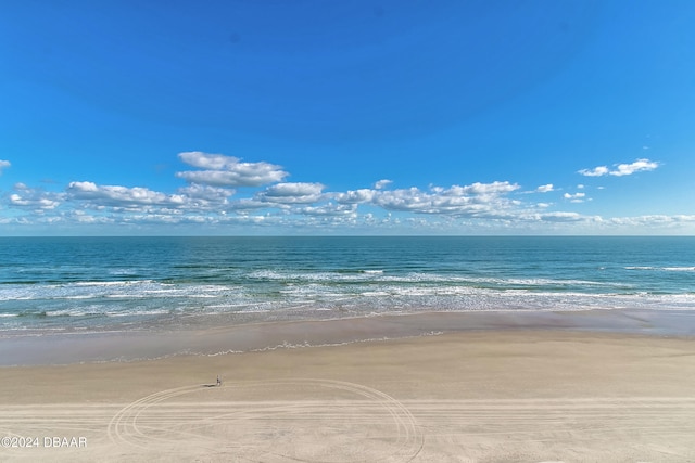 property view of water with a view of the beach