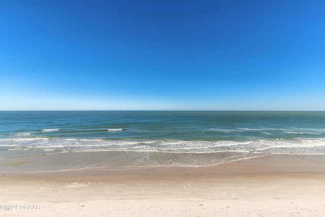 property view of water with a view of the beach