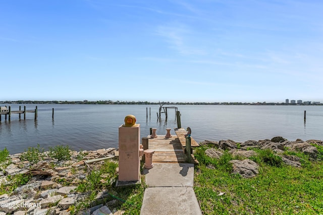 410 S Beach St, Ormond Beach, FL 32174 - dock area with a water view