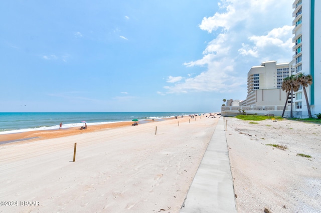 water view with a beach view