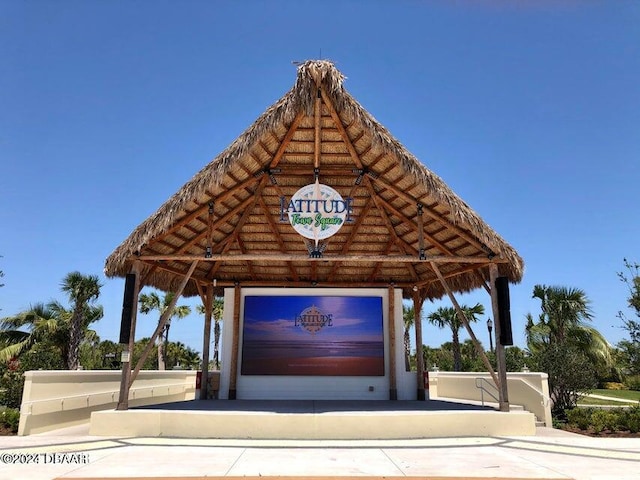 surrounding community with a gazebo