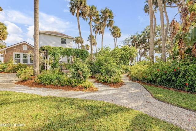 surrounding community featuring a lawn