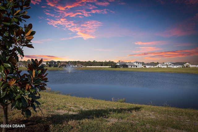 property view of water