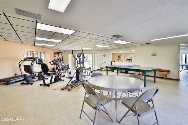 view of workout area