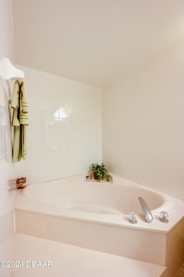 bathroom featuring a bathtub