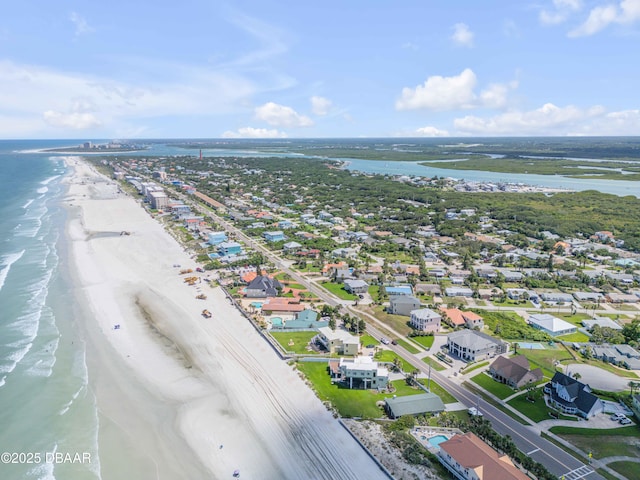 4690 S Atlantic Ave, Ponce Inlet, FL 32127 - aerial view of residential area featuring waterfront with a beach