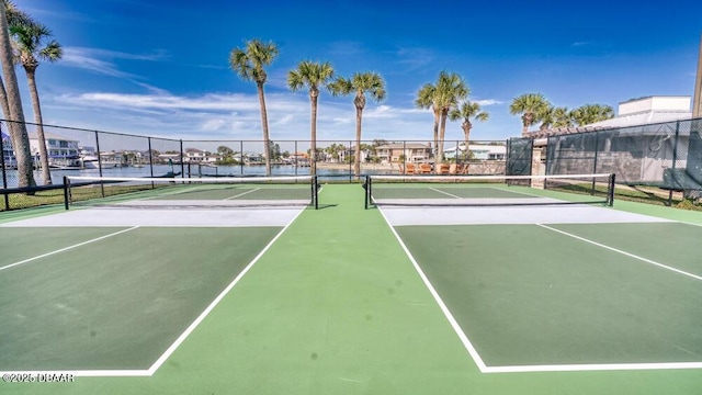 view of tennis court