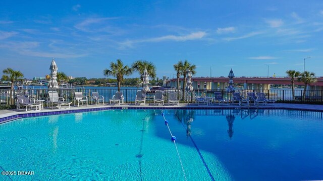 view of pool