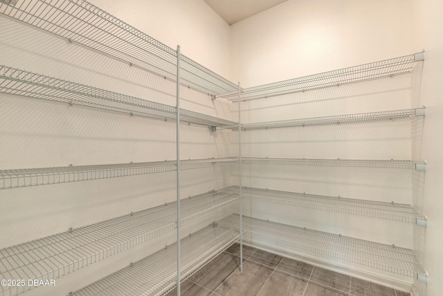 view of storage area