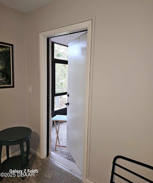 view of doorway to outside