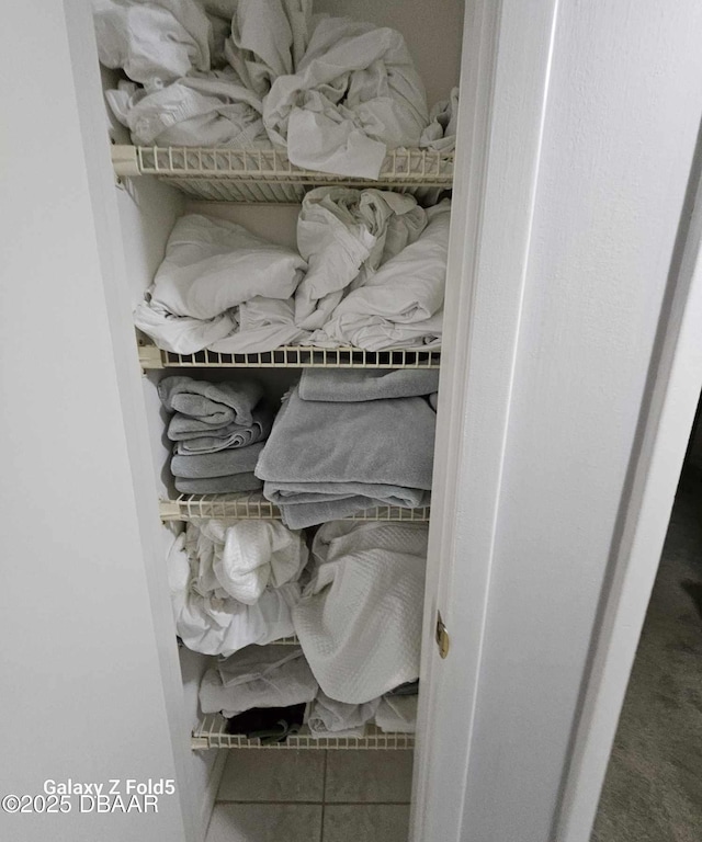 view of closet