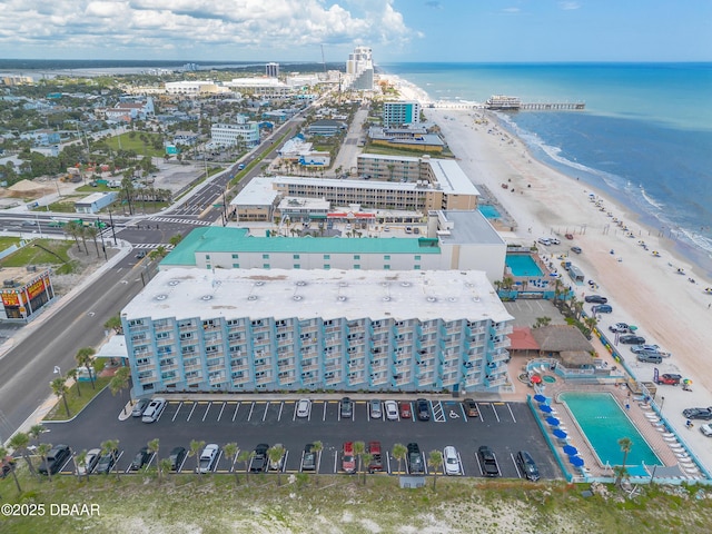 313 S Atlantic Avenue 302 & 304, Daytona Beach, FL 32118 - aerial view of extended coastline and apartment complex