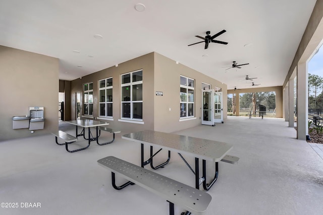 3330 Arch Ave, Ormond Beach, FL 32174 - view of patio with a ceiling fan