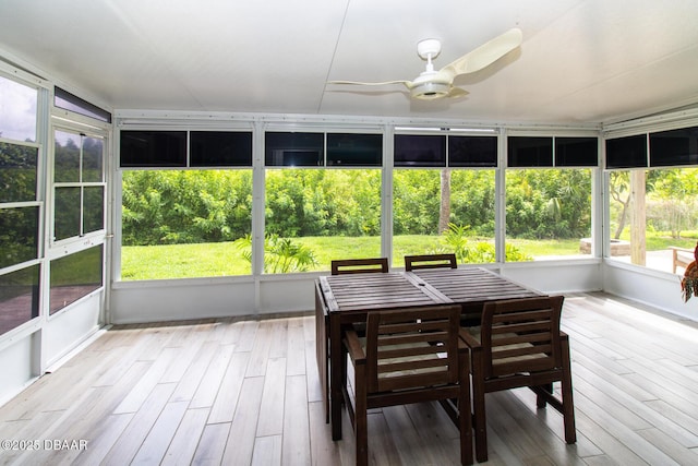 1327 Wayne Ave, New Smyrna Beach, FL 32168 - sunroom / solarium with a ceiling fan