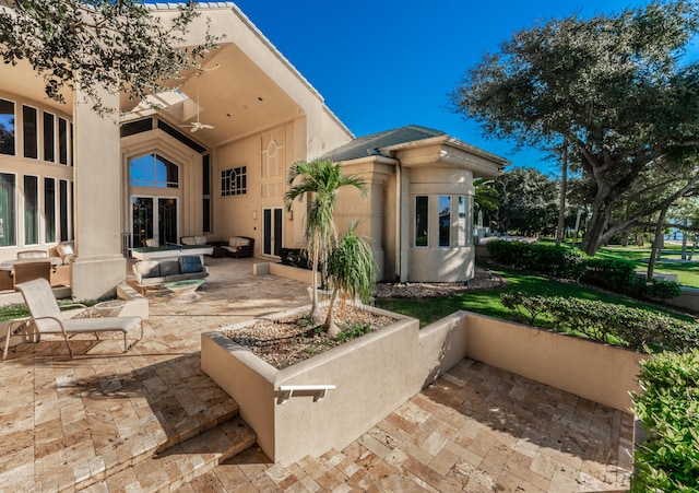 view of patio / terrace featuring outdoor lounge area