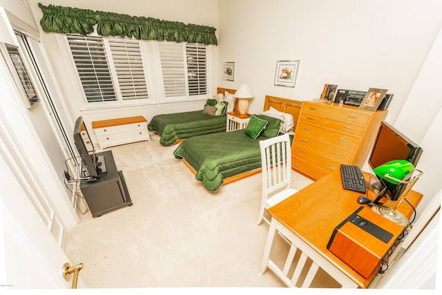 bedroom featuring carpet flooring