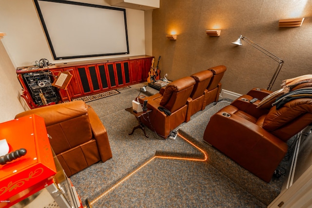 view of home theater room