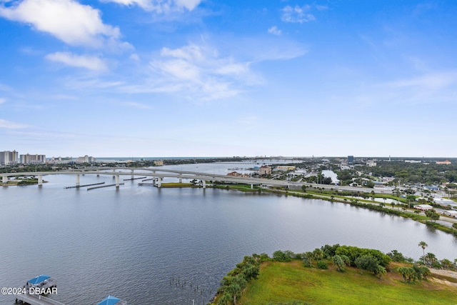 231 Riverside Dr Unit 1803-1, Daytona Beach, FL 32117 - water view featuring a notable bridge