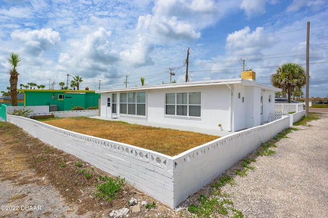 view of back of property