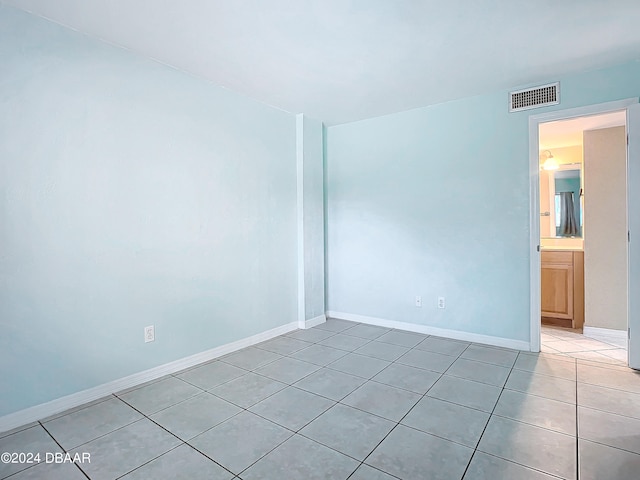 view of tiled empty room