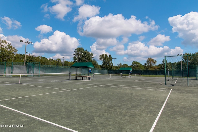 view of sport court