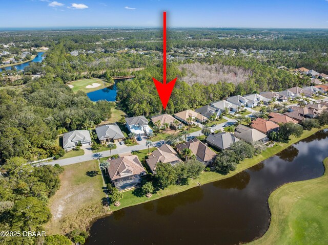 650 Woodbridge Dr, Ormond Beach, FL 32174 - view of property location featuring nearby suburban area, a large body of water, and a golf club