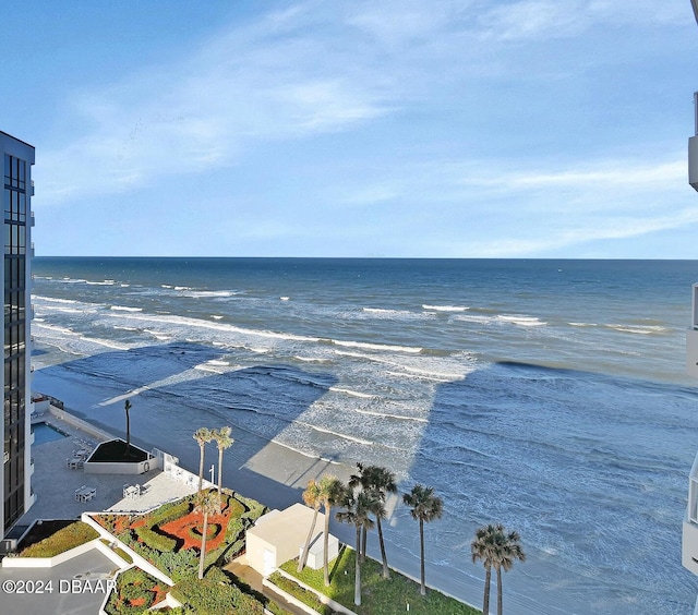 water view featuring a view of the beach