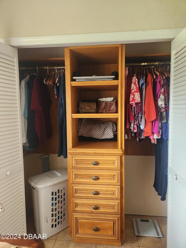 view of closet