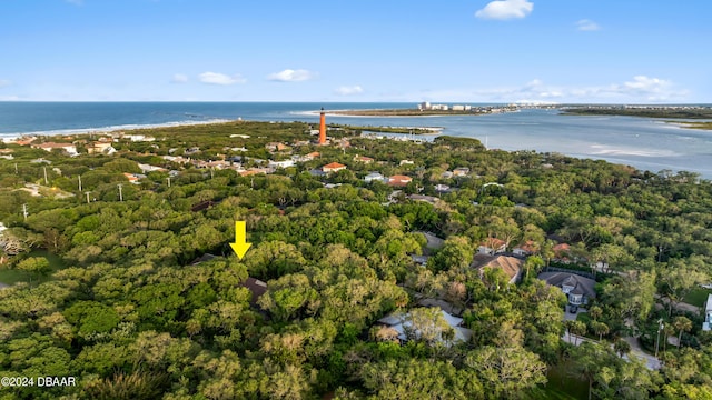 120 Beach St, Ponce Inlet, FL 32127 - aerial overview of property's location with a large body of water