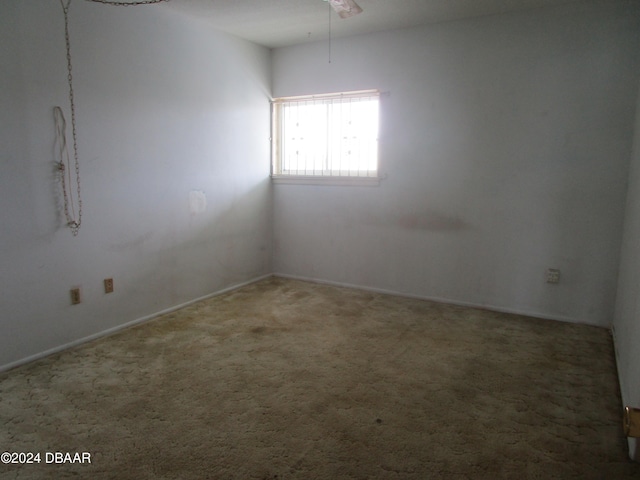 empty room featuring carpet