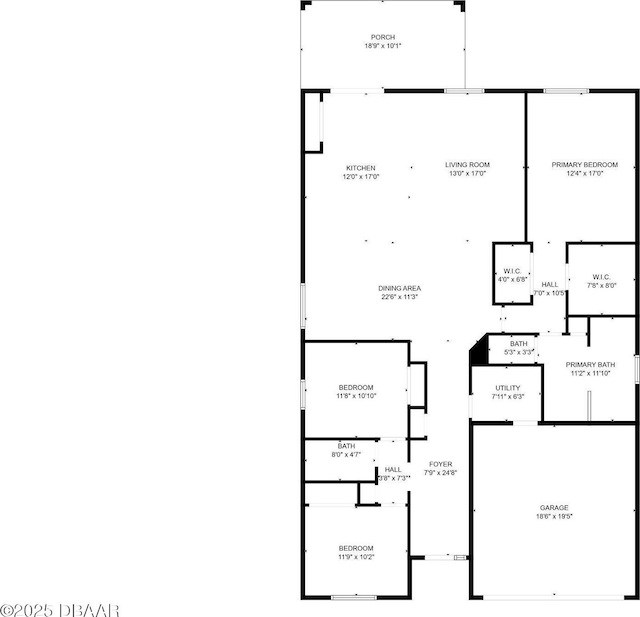 133 Brasswood Ct, Daytona Beach, FL 32117 - floor plan