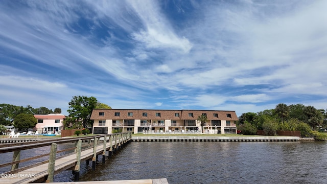144 S Halifax Ave Unit 3, Daytona Beach, FL 32118 - dock area featuring a water view